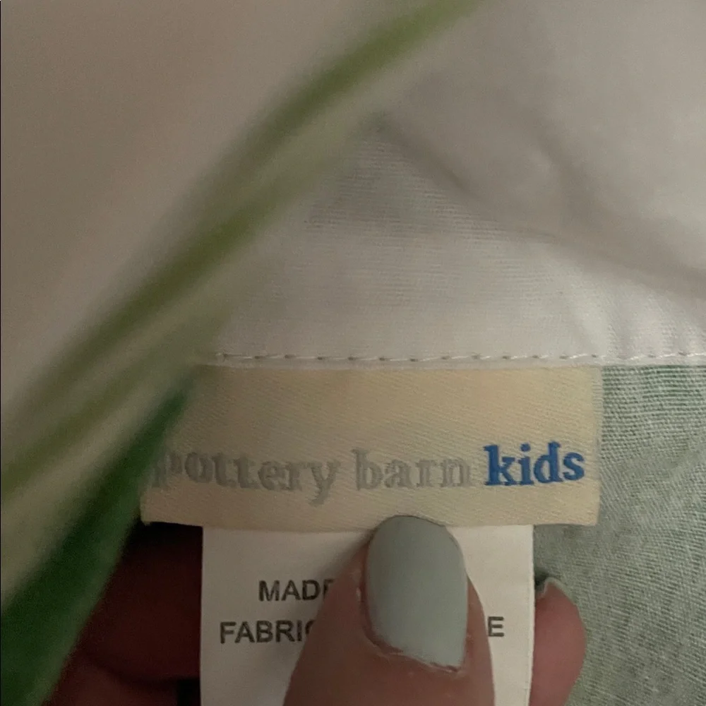 RARE Pottery Barn Kids The Very Hungry Caterpillar shower curtain & hooks
